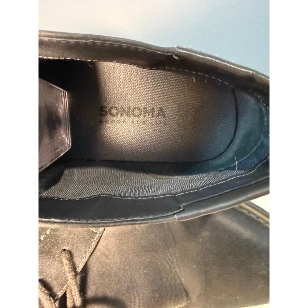 Sonoma Goods for Life Mens Braydon Chukka Boots Smoke Gray Size 12